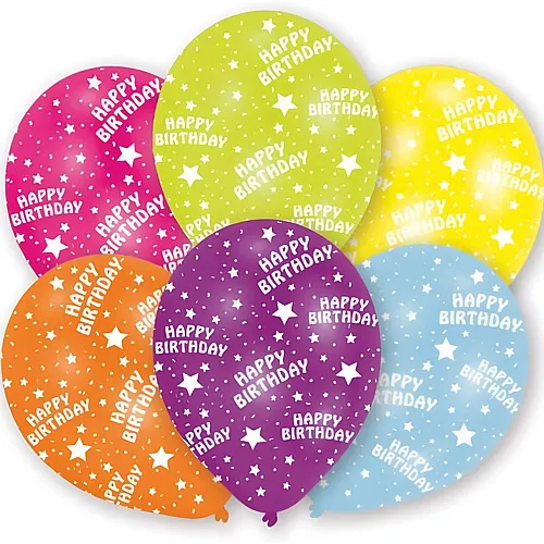 Amscan Ballone Happy Birthday (6Teile)