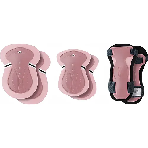 Globber Protektoren Schoner 3er Set - rosa - XXS
