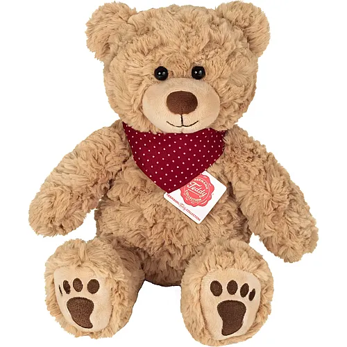 Teddy-Hermann Teddy Curtis mit rotem Halstuch - 30 cm