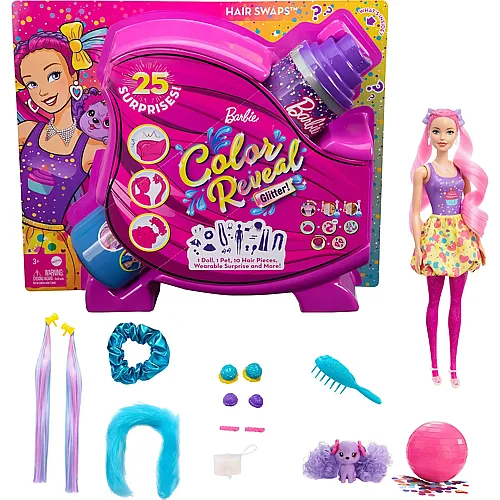 Barbie Color Reveal Hair Feature Spielset - Cupcake