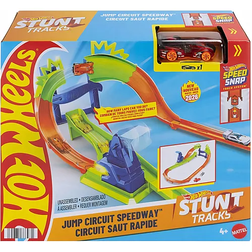 Hot Wheels Stunt Tracks Jump Circuit Speedway - 1:64