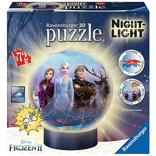 Puzzleball Nachtlicht Disney Frozen 72Teile