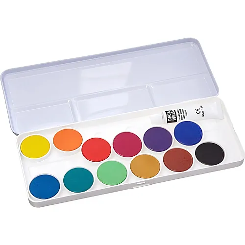 Talens Wasserfarbe 12er Deckend