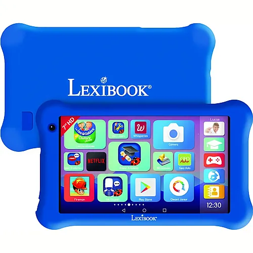 Lexibook LexiTab Master 7'' Tablet mit pdagogischen Inhalten, angepasster Schnittstelle und Schutzhlle (FR)