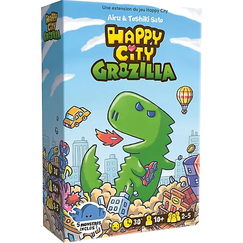 Cocktail Games Happy City � Expansion Grozilla - Fran�ais