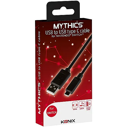 Konix Mythics USB to USB type C Cable