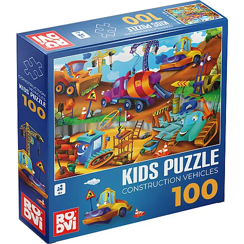 Baufahrzeuge 100Teile