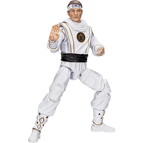 Hasbro Power Rangers Cobra Kai Lightning Collection Morphed Daniel LaRusso White Crane Ranger - 15 cm