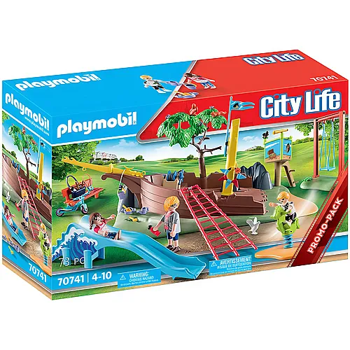 PLAYMOBIL City Life Abenteuerspielplatz mit Schiffswrack (70741)