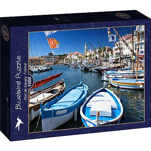 Bluebird Puzzle Port de Sanary, France - 1000 Teile