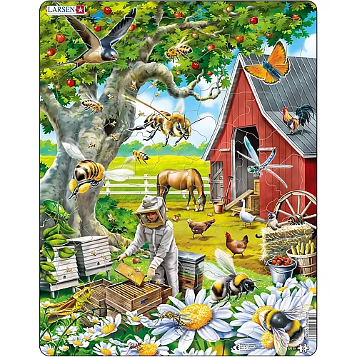 Larsen Puzzle Bienenzucht - 53 Teile
