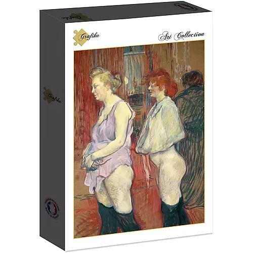 Grafika Puzzle Art Collection Henri de Toulouse-Lautrec Rue des Moulins, 1894 - 2000 Teile