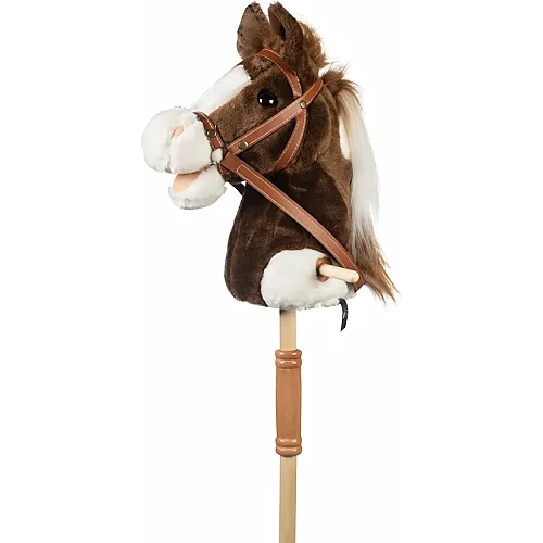 HKM Kids Hobby Horsing Steckenpferd Bella Braun/Weiss