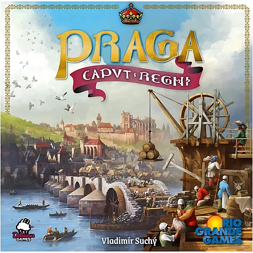 RIO GRANDE GAMES Praga Caput Regni, Brettspiel, 1�4 Spieler, ab 14 Jahren, 30�120 Minuten Spieldauer