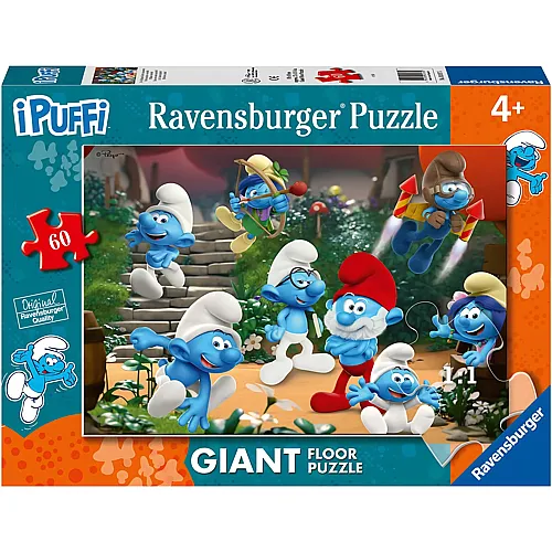 Ravensburger Puzzle Giant Floor Die Schl�mpfe - 60 Teile