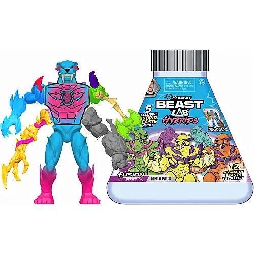 Moose Toys Mr Beast Lab Hybrids 5 St�ck 5 Hybrid-Figuren (1 exklusiv),