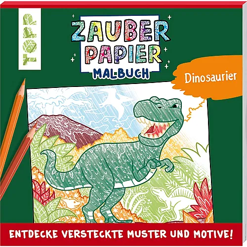 Malbuch Zauberpapier Dinosaurier