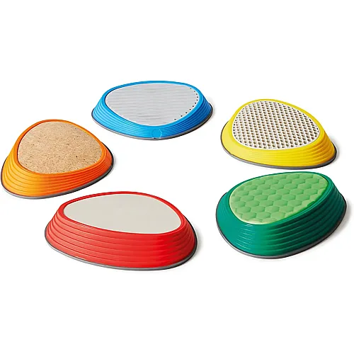 Gonge Taktile Fluss-Steine 5-er Set