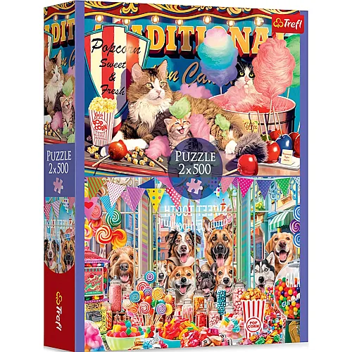 Trefl Puzzle Flauschige Freunde (500Teile)