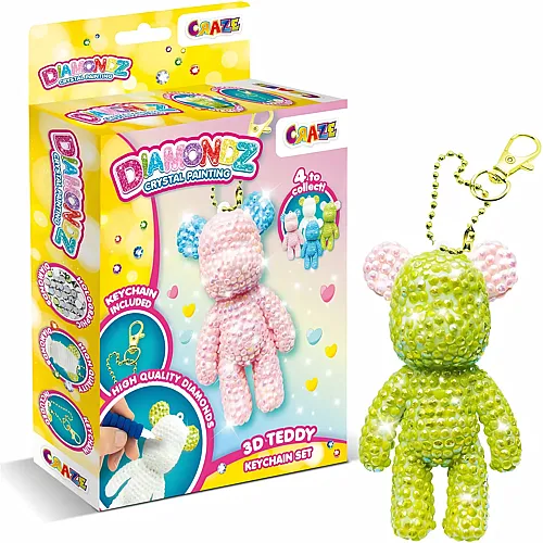 Craze Diamondz Keychain Set Teddyb�r