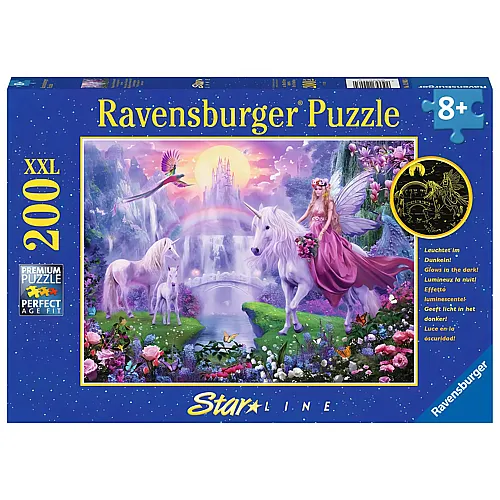 Ravensburger Puzzle Star Line Magische Einhornnacht (200XXL)