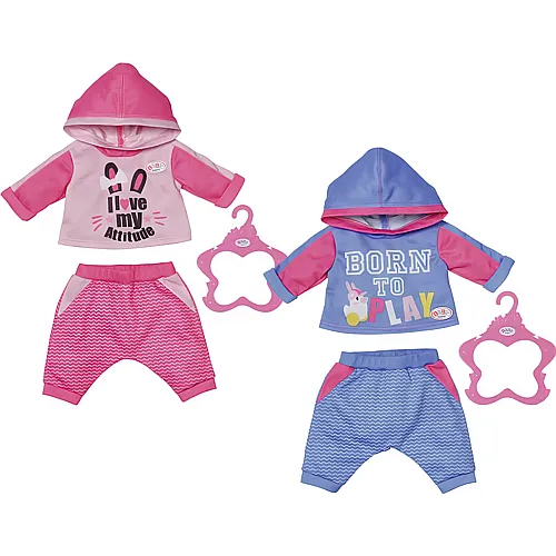 Zapf Creation Baby Born Jogginganzug Sortiment - 43 cm