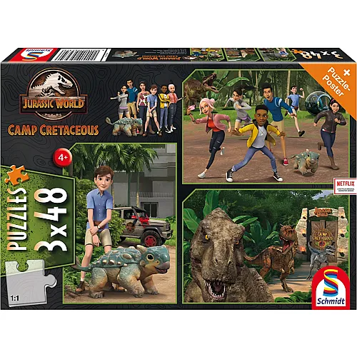 Schmidt Puzzle Jurassic World Abenteuer auf Isla Nublar - 48 Teile