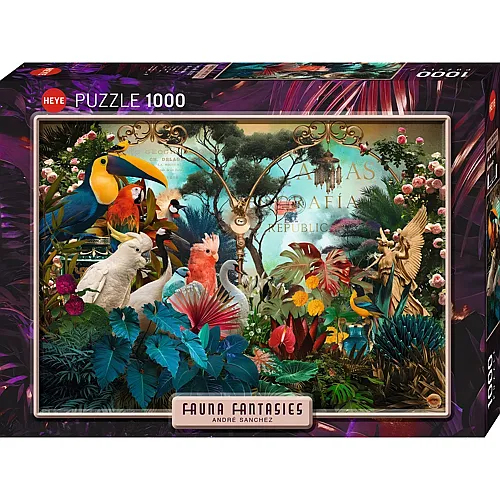 HEYE Puzzle Fauna Fantasies Birdiversity (1000Teile)