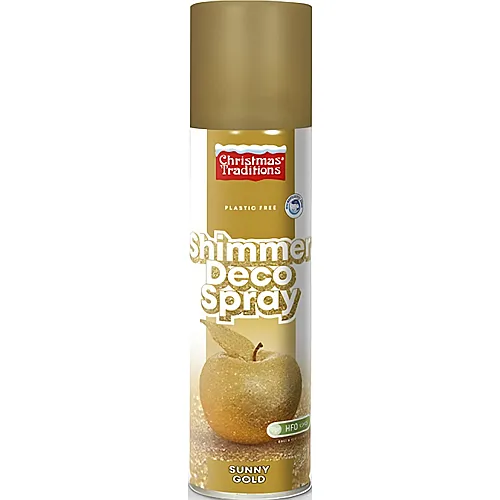 Sombo Deko Glitterspray Gold 100ml Plastik Frei