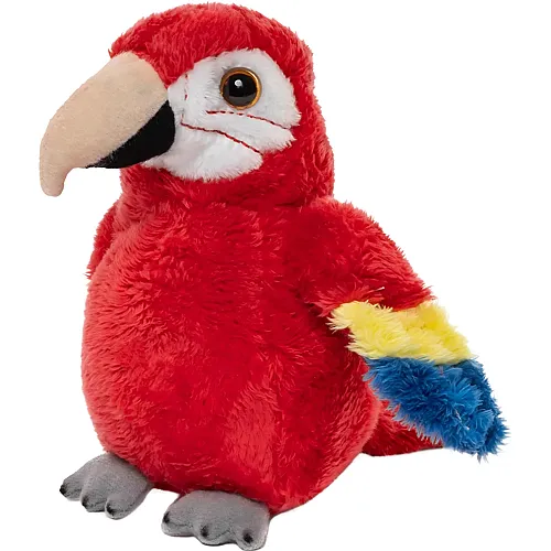 Unitoys Papagei Rot - 13 cm