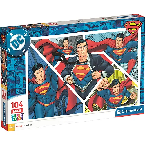 Clementoni Puzzle 104 Teile XXL Teile - Superman