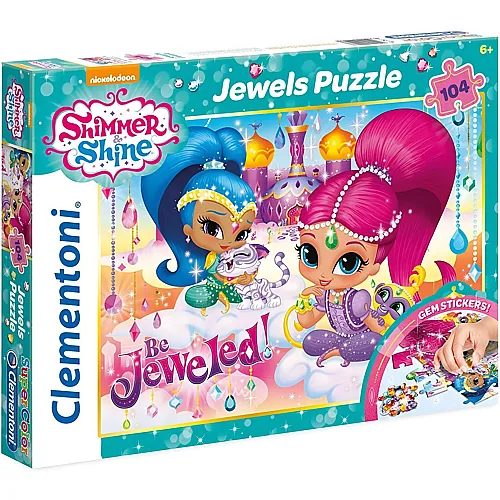 Clementoni Puzzle Glitzer-Effekt - Shimmer & Shine - 104 Teile