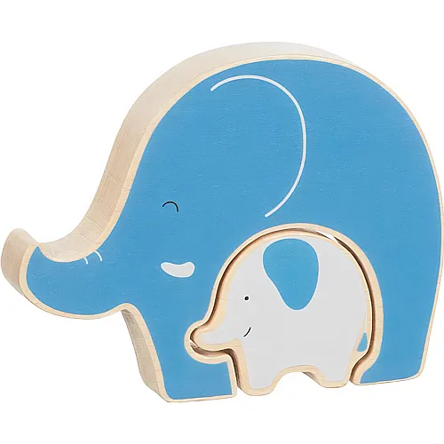 Aufstellpuzzle Elefant - 2 Teile