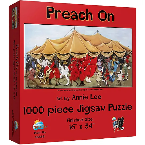 SunsOut Puzzle Annie Lee Preach On - 1000 Teile