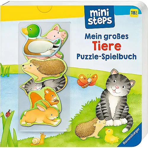 Ravensburger ministeps Mein grosses Tiere Puzzle-Spielbuch