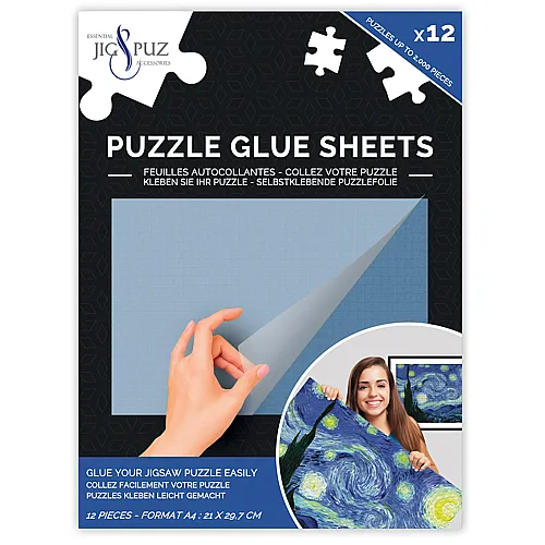 Jig & Puz Puzzle-Klebefolie f�r 2000 Teile (12Teile)