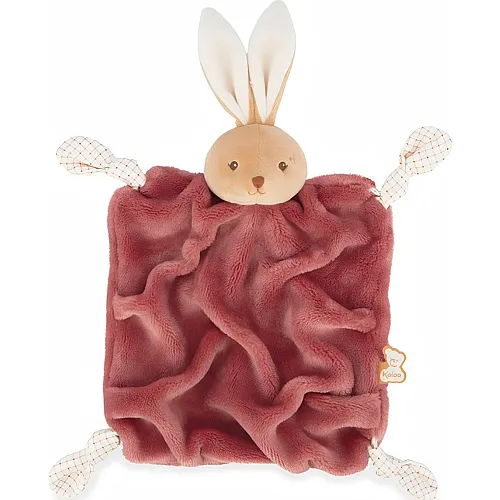 Kaloo Schmusetuch Hase Bordeaux - 24 cm