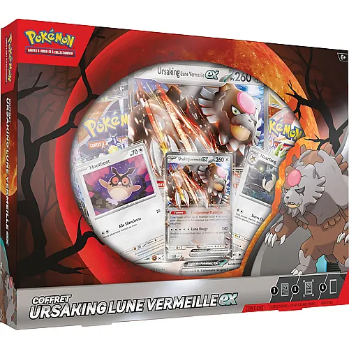 Pok�mon TCG Coffret Ursaking Lune Vermeille-ex - Fran�ais