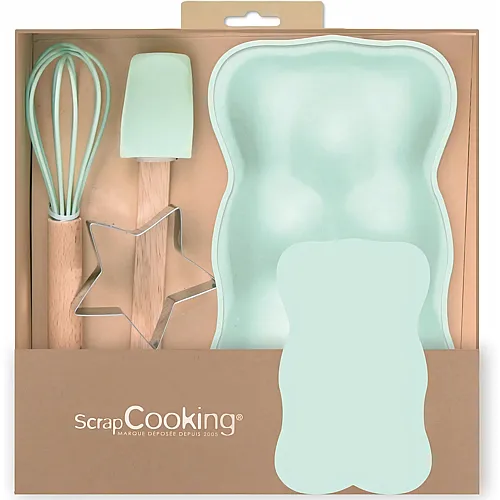 ScrapCooking Kinderbackset Teddy B�r - 3 Teile
