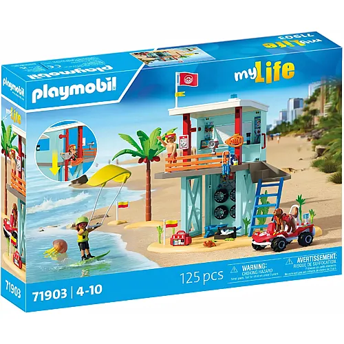 Rettungsturm mit Beach Buggy 71903