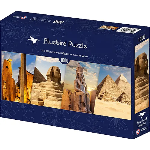 Bluebird Puzzle Entdecken Sie �gypten - Luxor und Gizeh - 1000 Teile