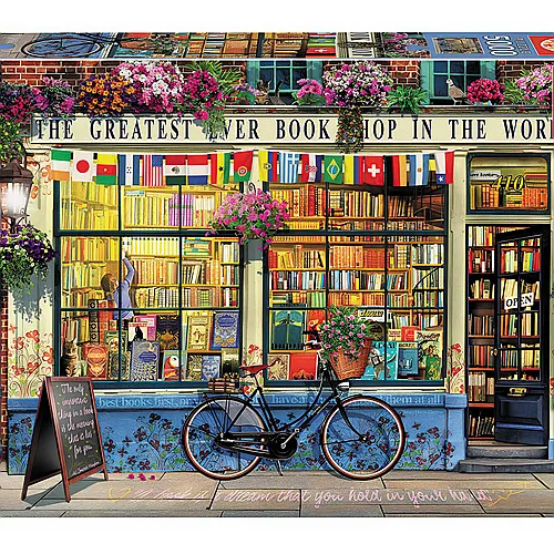 Educa Puzzle Bookshop in the World (5000Teile)
