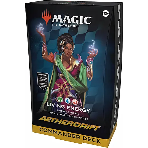 Magic The Gathering Commander-Deck - Living Energy - English