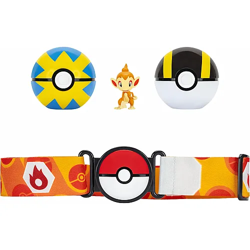 Jazwares Pok�mon Clip 'N' Go mit G�rtel-Spielset Panflam Quick Ball