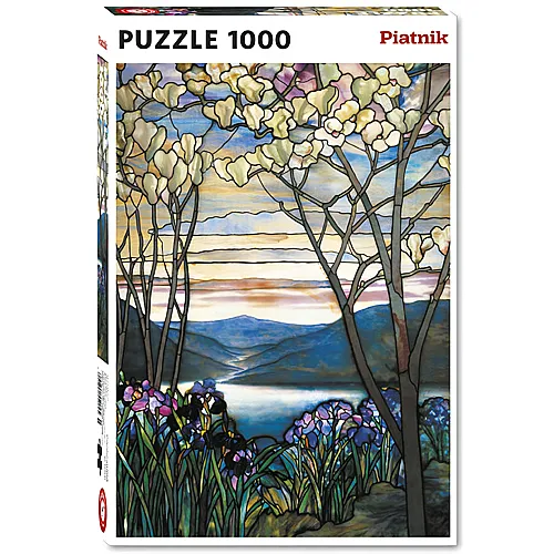 Piatnik Puzzle Tiffany - Magnolien und Iris (1000Teile)
