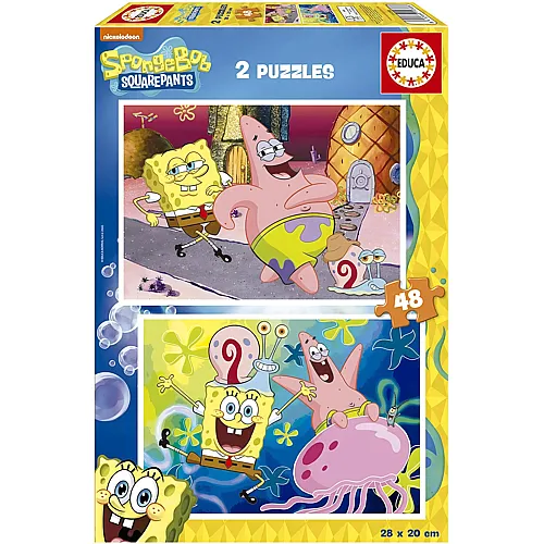 2in1 Spongebob 48Teile