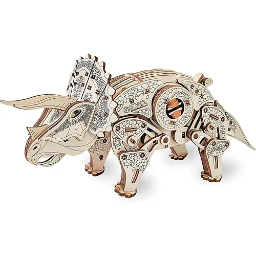 3D Holz Modellbausatz -  Triceratops