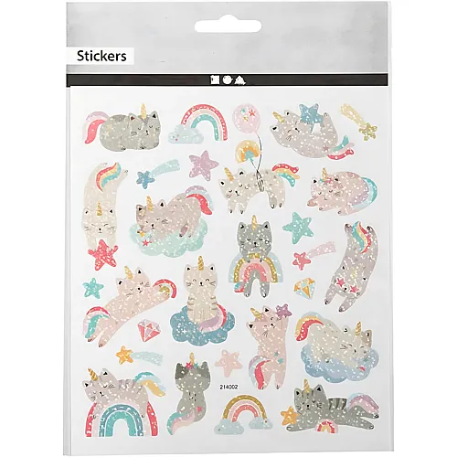 Creativ Company Sticker Einhorn/Ktzchen