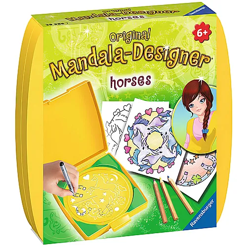 Mini Mandala-Designer horses