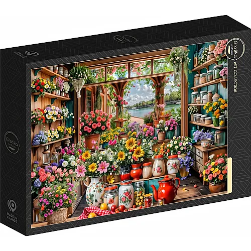 Grafika Puzzle Art Collection Blumige Flucht - 1000 Teile